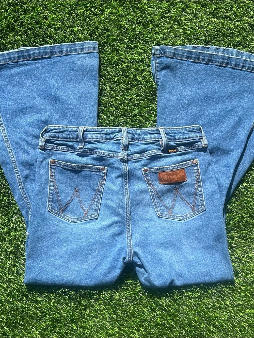 Wrangler Women's Light Blue Flared Jeans